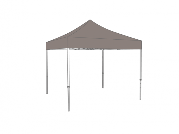 Partytent 3x3 meter (zonder dakzeil)