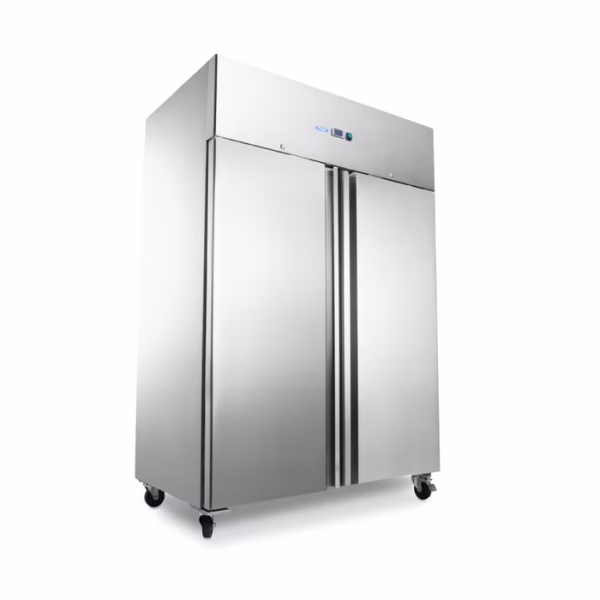 Staande vriezer 1200liter rvs max 2-deurs