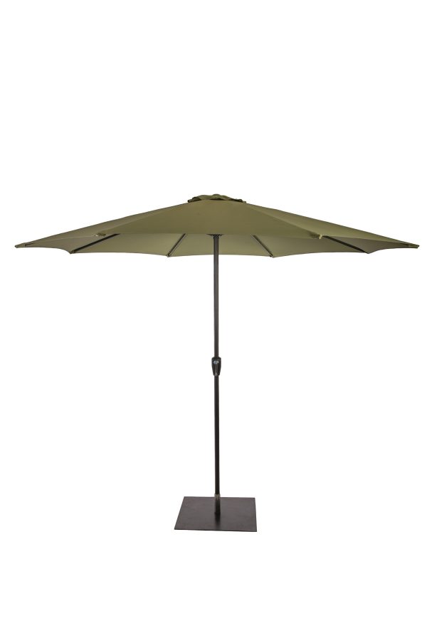 Parasol taup rond 300cm incl. voet