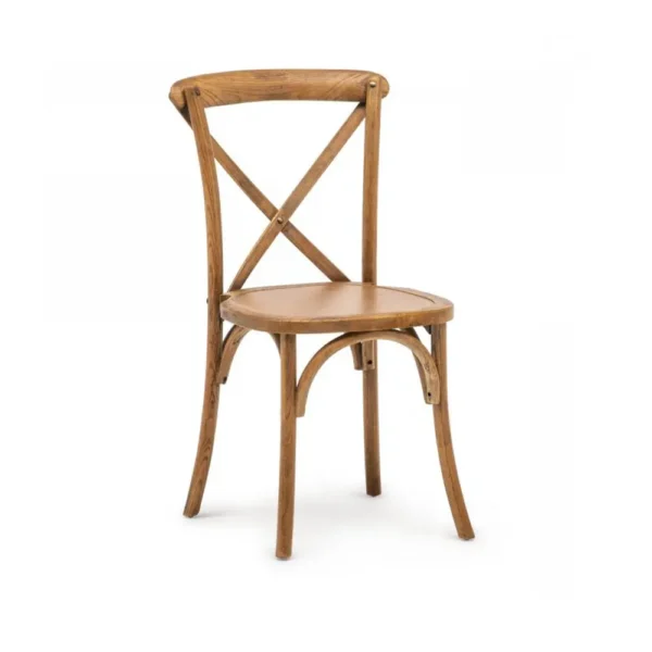 Cross back stoel zonder kussen