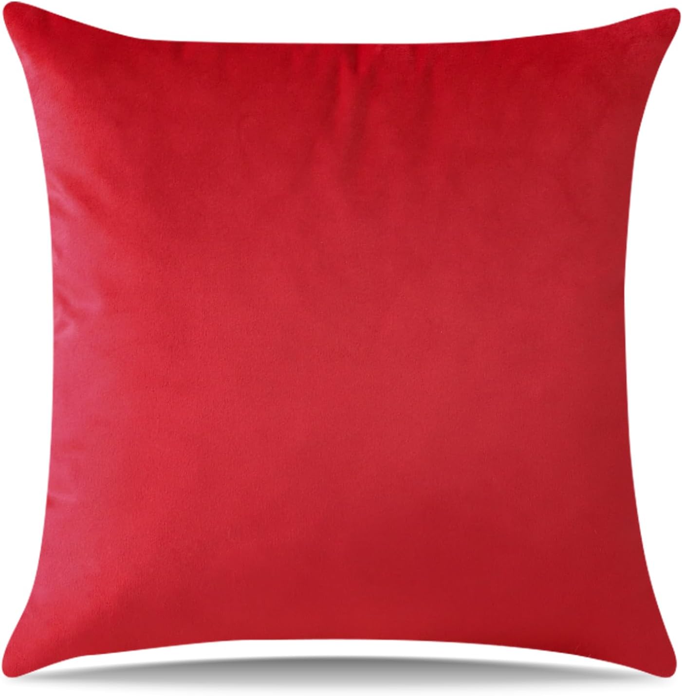 Vierkante kussen rood 40x40cm