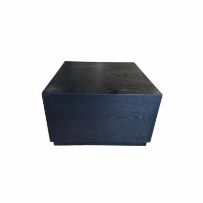 Bijzettafel/zitblok zwart 55x55x35cm
