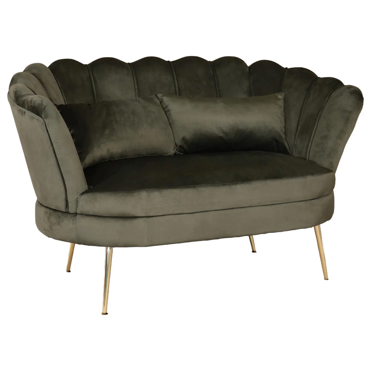 Bella zitbank groen 135 cm