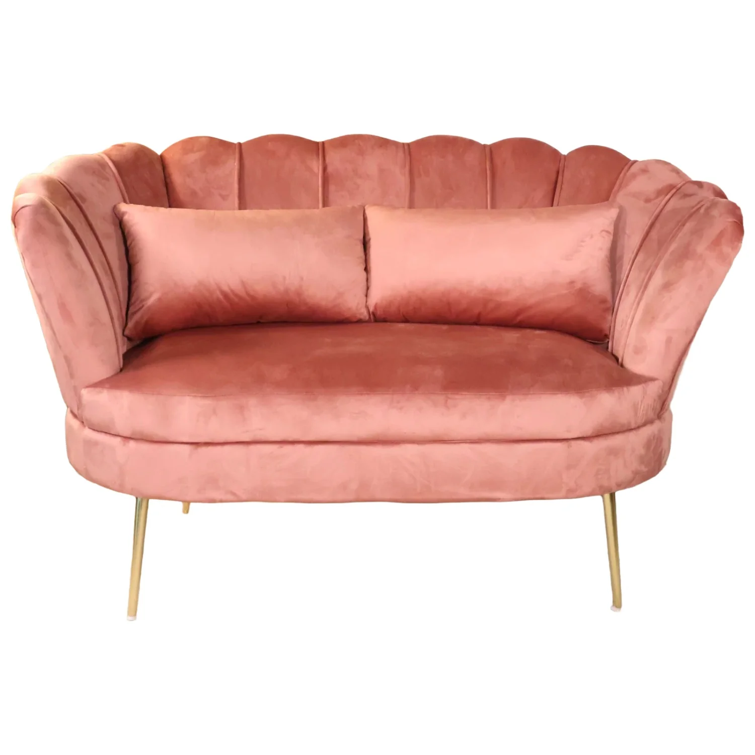 Bella zitbank oud roze 135 cm